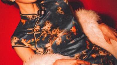 미주 치파오 입은 화보